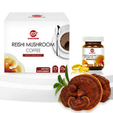 Reishi Mushroom Black Coffee and Reishi Mushroom Spore Oil